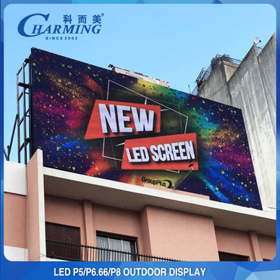 4K P5 Panel Dış Mekan Dev LED Ekran Suya Dayanıklı Tam Renkli